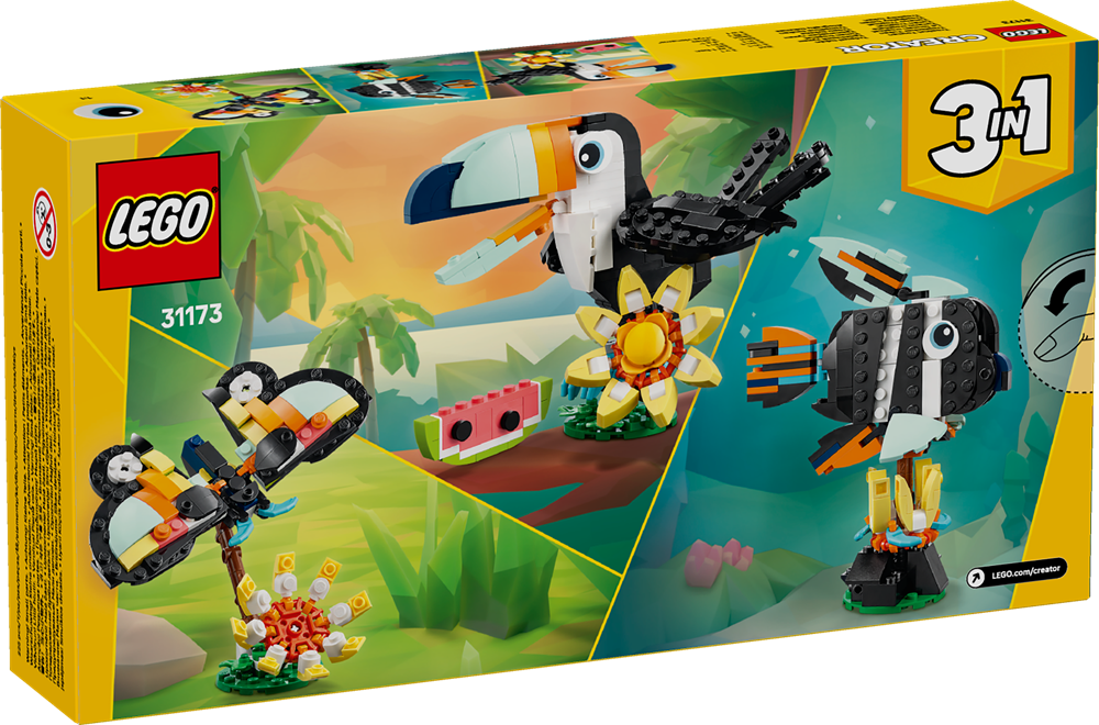 LEGO LEGO CREATOR ANIMALI SELVATICI: TUCANO TROPICALE 31173