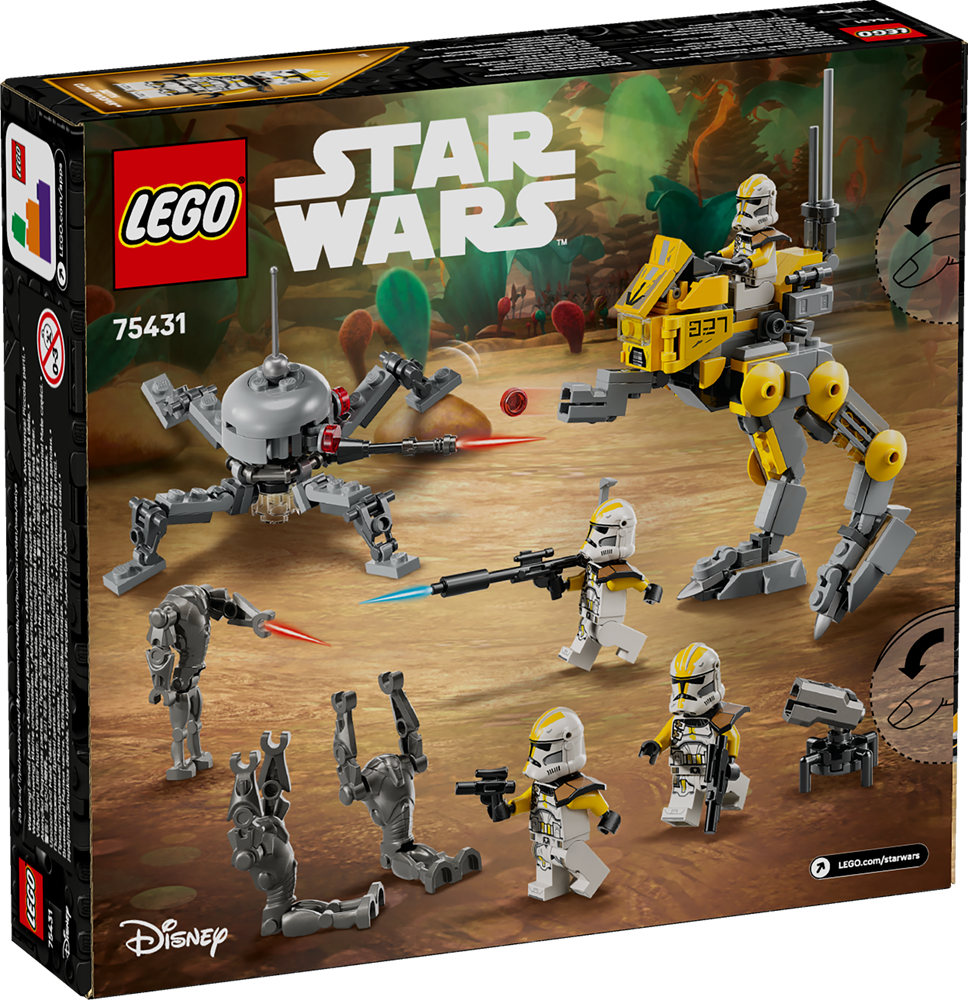 LEGO STAR WARS TM BATTLE PACK 327° STAR CORPS DI CLONE TROOPERS™ 75431