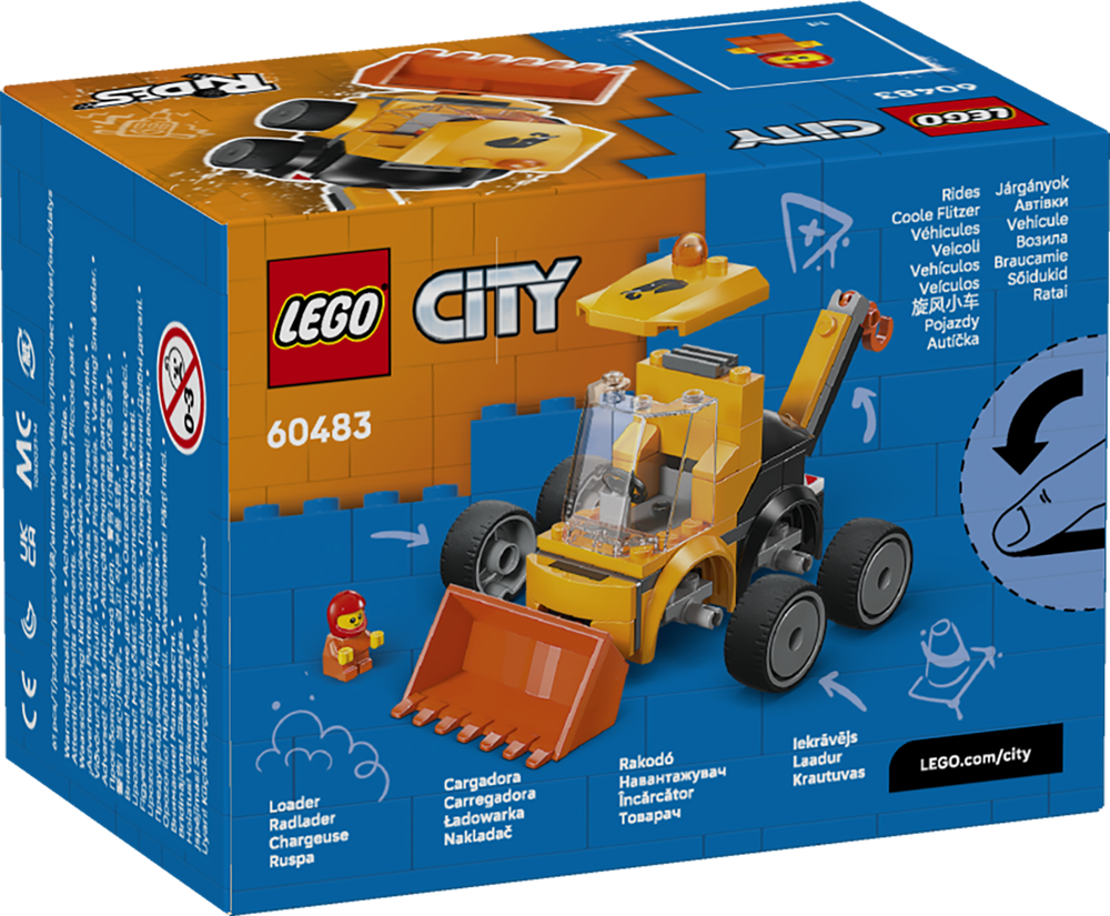 LEGO LEGO CITY VEICOLI – RUSPA DA CANTIERE 60483