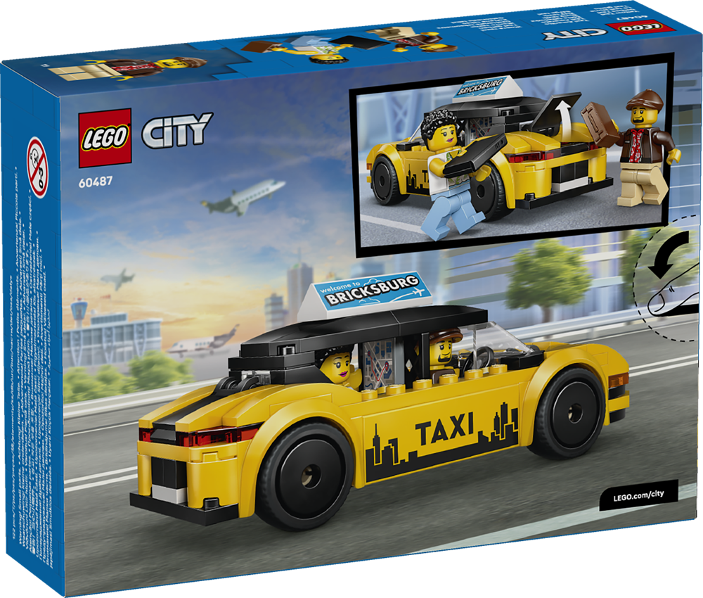 LEGO LEGO CITY TAXI GIALLO 60487