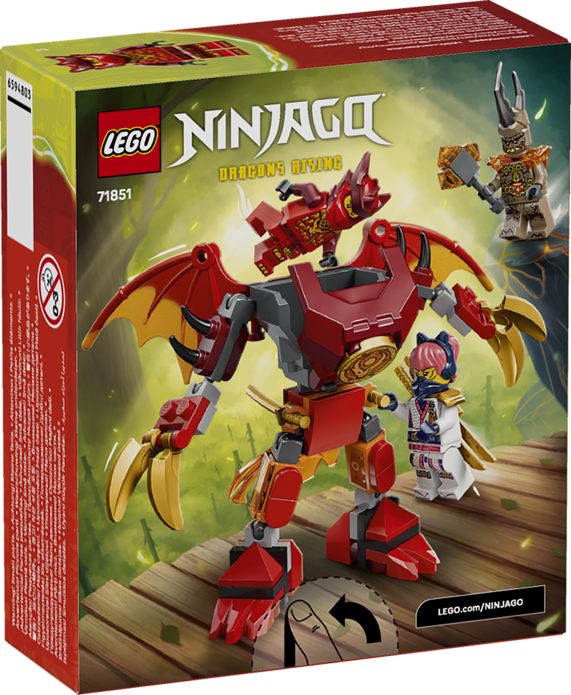 LEGO NINJAGO BATTLE PACK MECH DRAGO DI KAI 71851