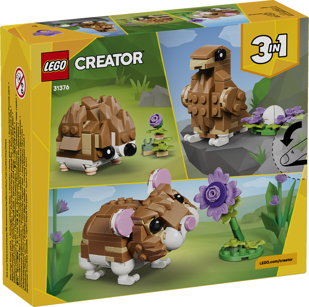 LEGO LEGO CREATOR SIMPATICO CRICETO CON FIORE 31376