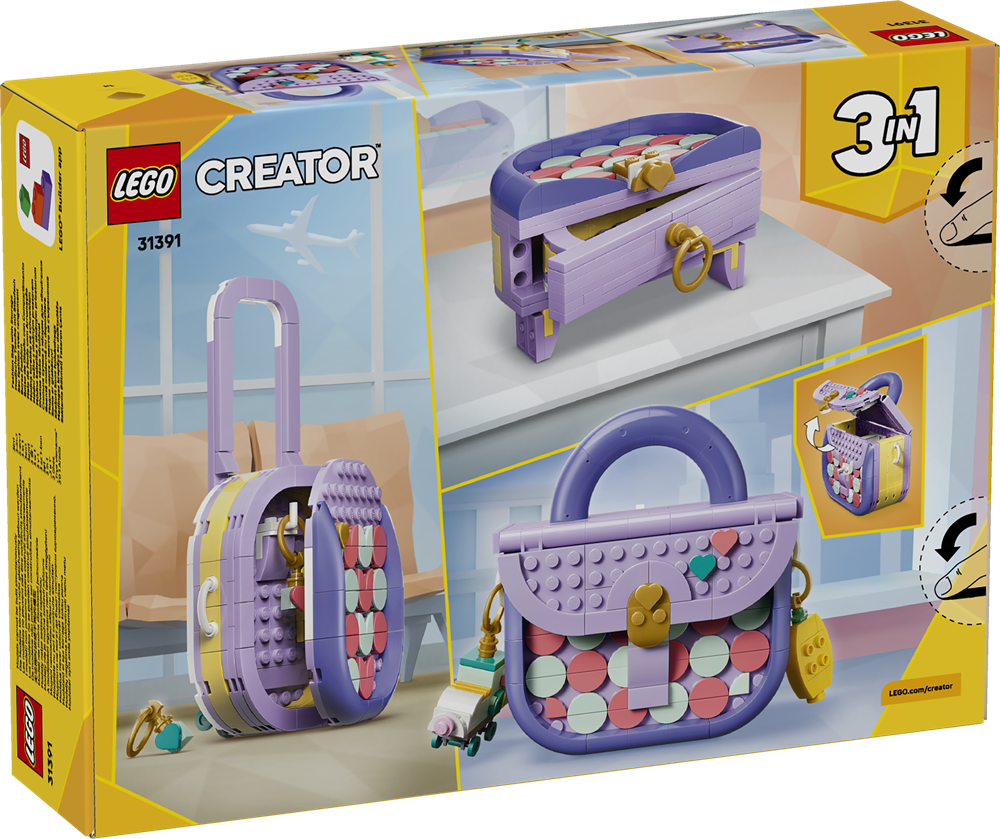 LEGO CREATOR BORSETTA ALLA MODA PORTAOGGETTI 31391