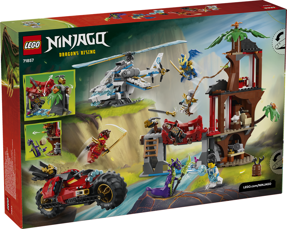 LEGO NINJAGO BATTAGLIA ALLA CASA SULL’ALBERO CON VEICOLO NINJA 71857