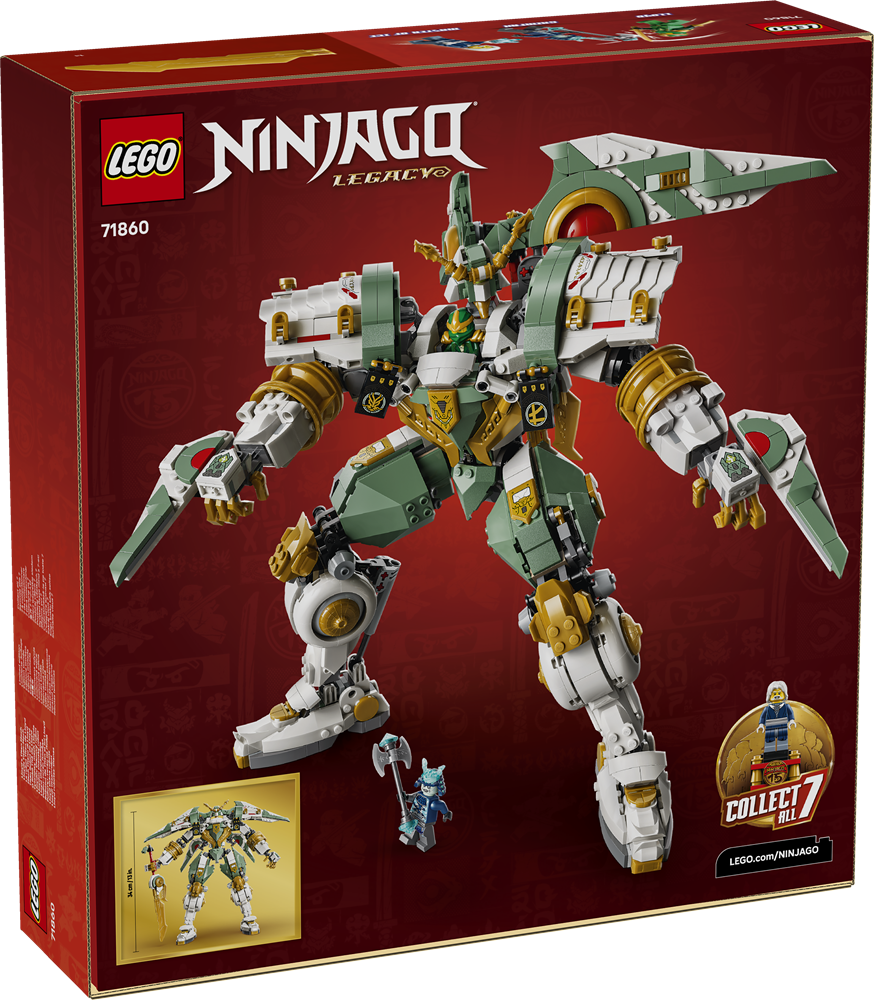LEGO NINJAGO MECH TITANO DI LLOYD - 15° ANNIVERSARIO 71860