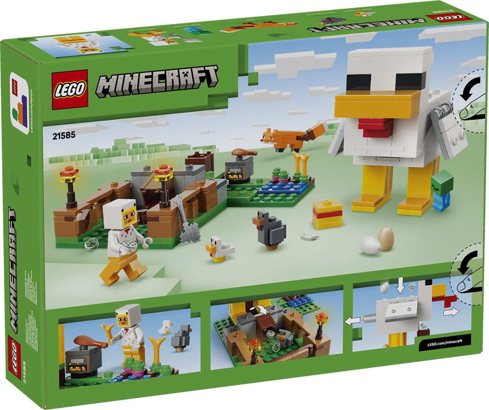 LEGO MINECRAFT FATTORIA DI GALLINE 21585