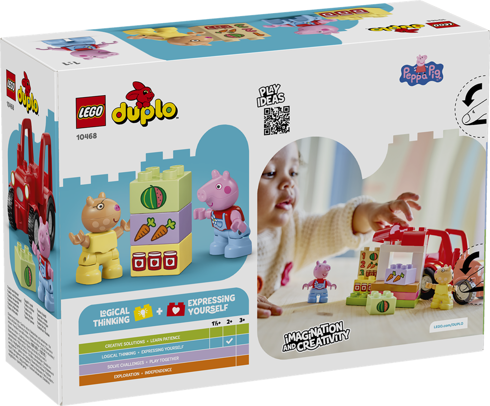 LEGO DUPLO PEPPA PIG TRATTORE E MERCATO 10468
