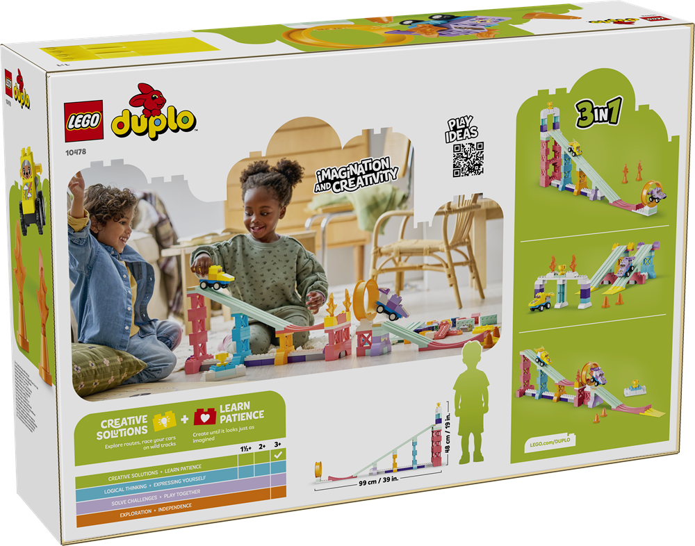 LEGO DUPLO TOWN RAMPE CREATIVE 3 IN 1 CON VEICOLI 10478