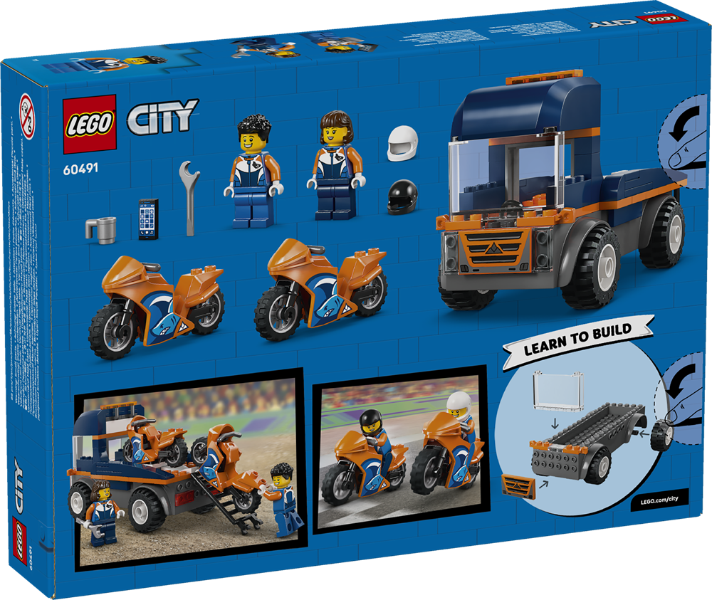 LEGO LEGO CITY TRASPORTATORE DI MOTO 60491