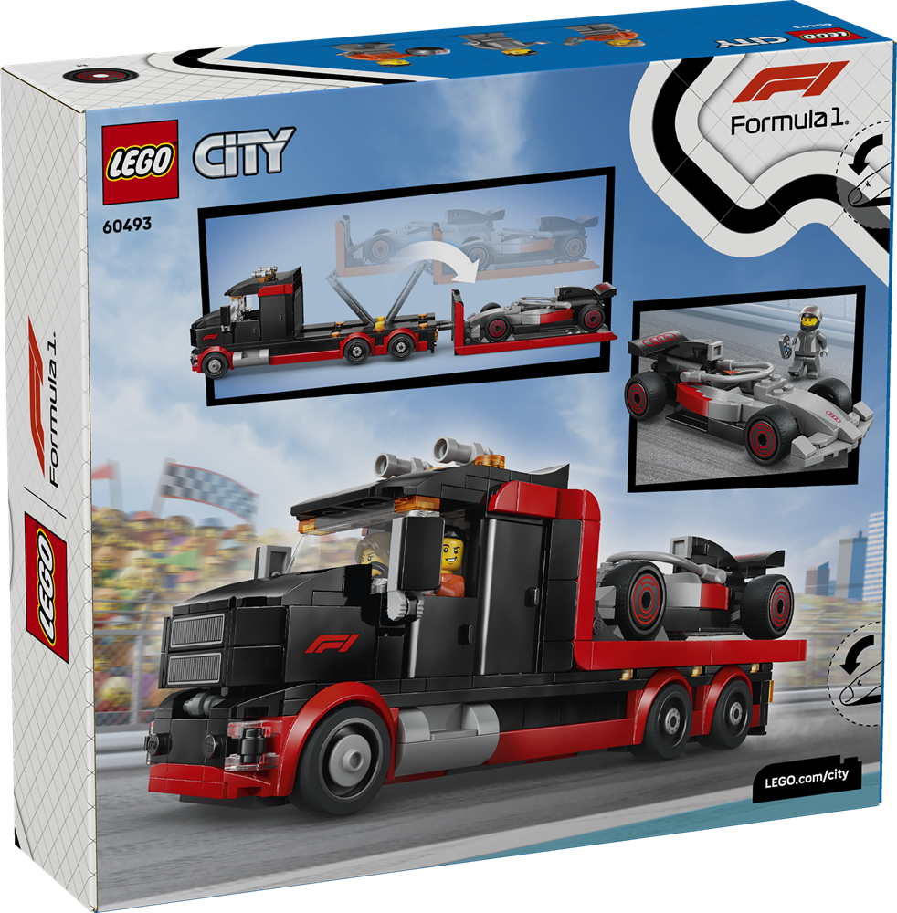 LEGO CITY DISPLAY TRUCK F1® CON AUTO DA CORSA AUDI F1® 60493