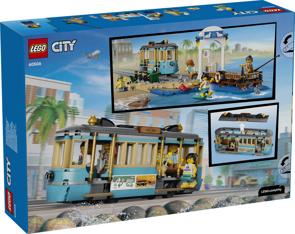 LEGO CITY TRAM CLASSICO DELLA SPIAGGIA 60506