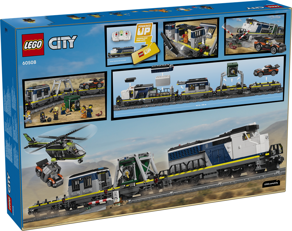 LEGO CITY RAPINA AL TRENO DELLA POLIZIA 60508