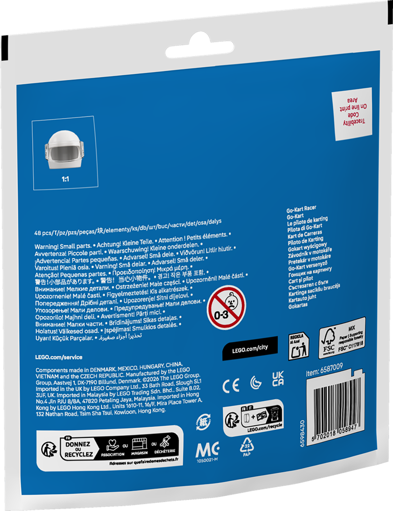 LEGO LEGO CITY PILOTA DI GO-KART 30719
