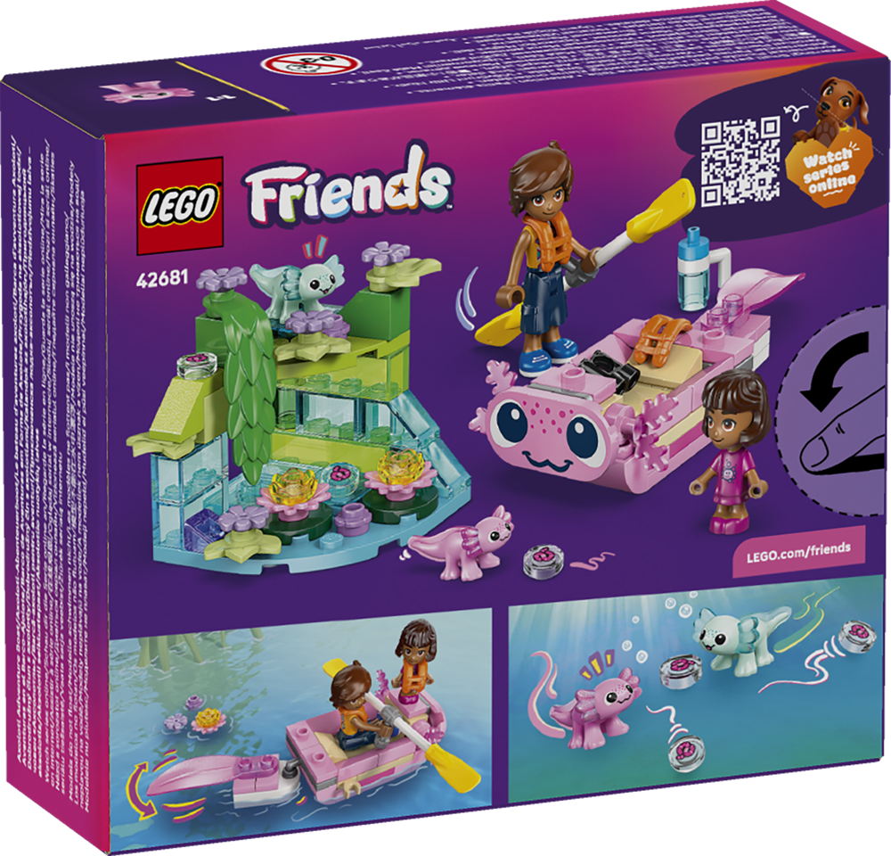 LEGO LEGO FRIENDS BARCA D’AVVENTURA AXOLOTL 42681