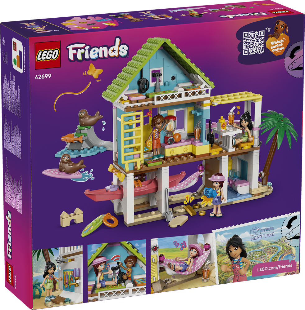 LEGO LEGO FRIENDS CASA SULLA SPIAGGIA CON FOCHE 42699