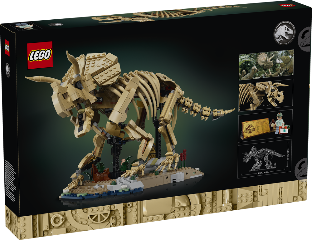 LEGO JURASSIC WORLD FOSSILI DI DINOSAURO: TRICERATOPO 77985