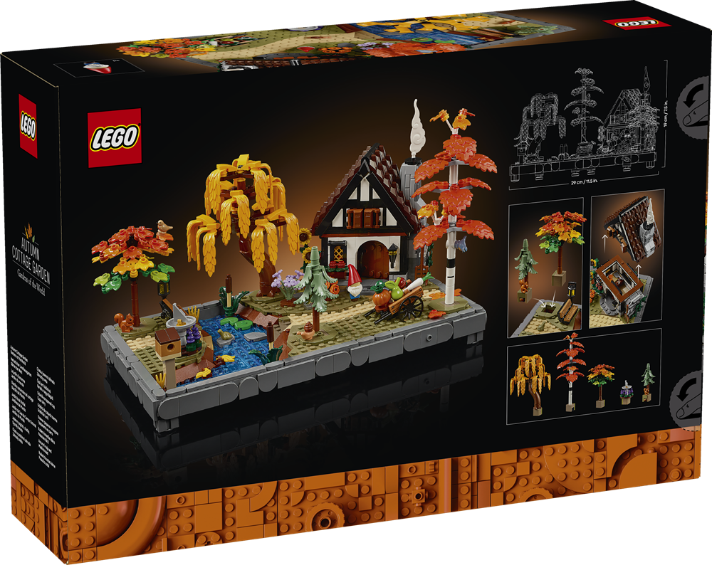 LEGO ICONS GIARDINO AUTUNNALE DEL COTTAGE 11372
