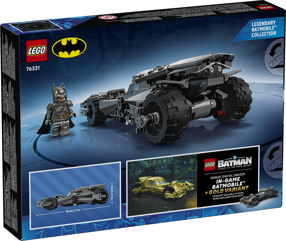 LEGO DC BATMAN™ BATMAN V SUPERMAN™ BATMOBILE™ 76331