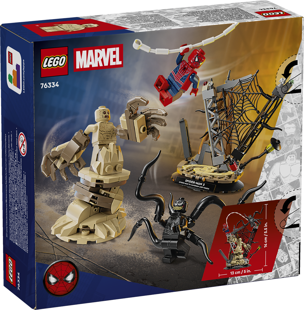 LEGO SUPER HEROES BATTAGLIA EPICA: SPIDER-MAN VS. SANDMAN 76334