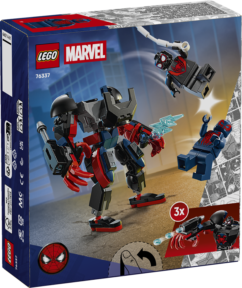 LEGO SUPER HEROES MECH DI MILES MORALES VS. SPIDER-MAN 2099 76337