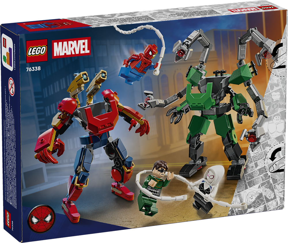 LEGO SUPER HEROES BATTAGLIA MECH: SPIDER-MAN VS. DOC OCK 76338