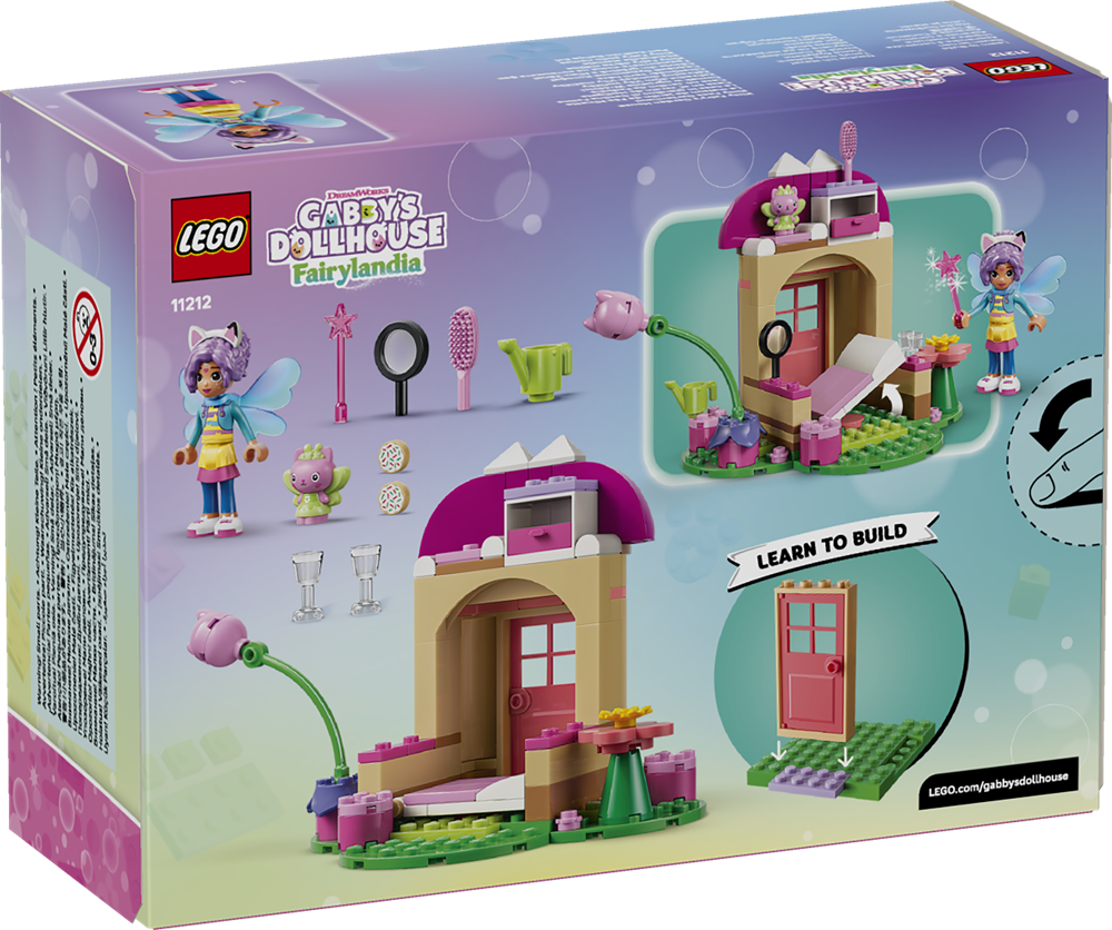 LEGO GABBY'S DOLLHOUSE LA CASA IN GIARDINO DI GATTINA FATINA 11212