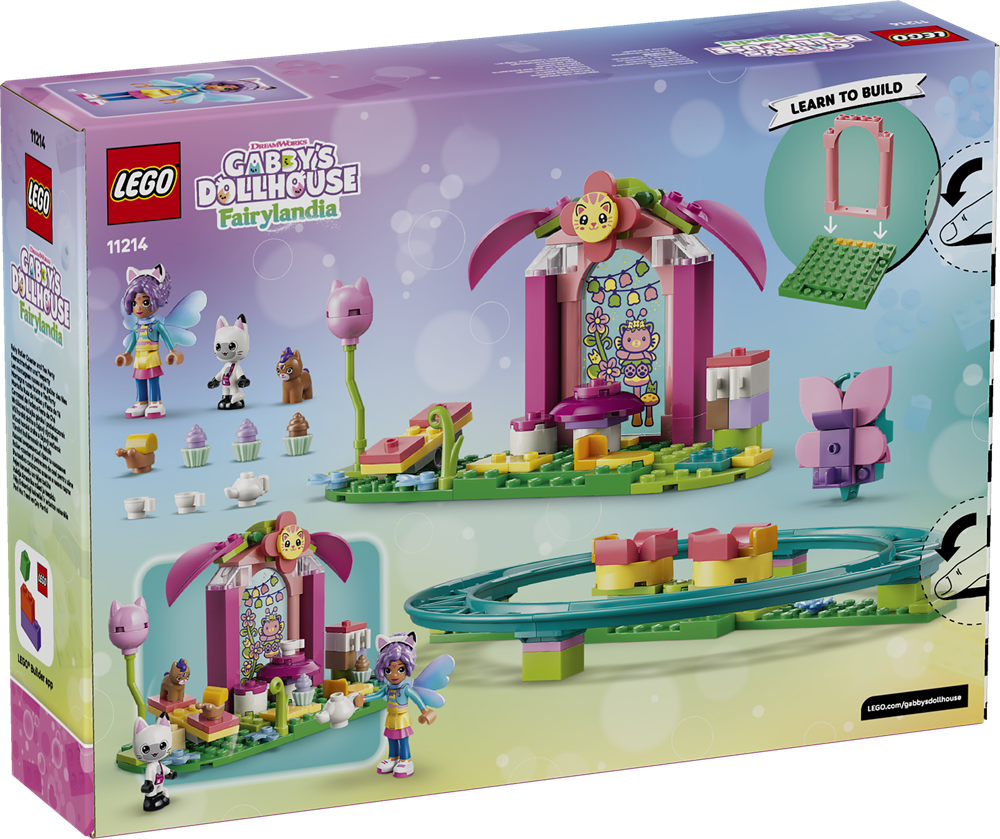 LEGO GABBY'S DOLLHOUSE MONTAGNE RUSSE FATATE E TEA PARTY 11214