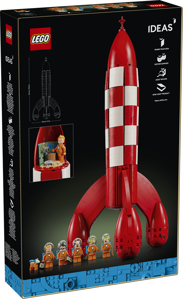 LEGO IDEAS RAZZO LUNARE DI TINTIN® 21367