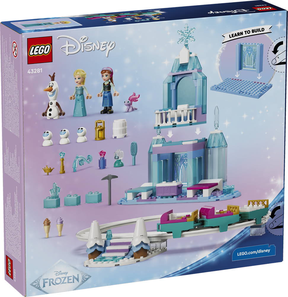 LEGO DISNEY PRINCESS CASTELLO DI GHIACCIO DI ELSA E AVVENTURA SULLA NEVE 43281