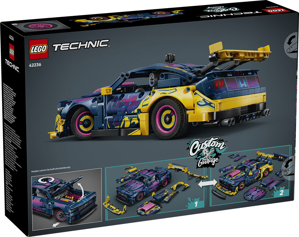 LEGO TECHNIC AUTO FORD MUSTANG GT CUSTOM GARAGE 42236