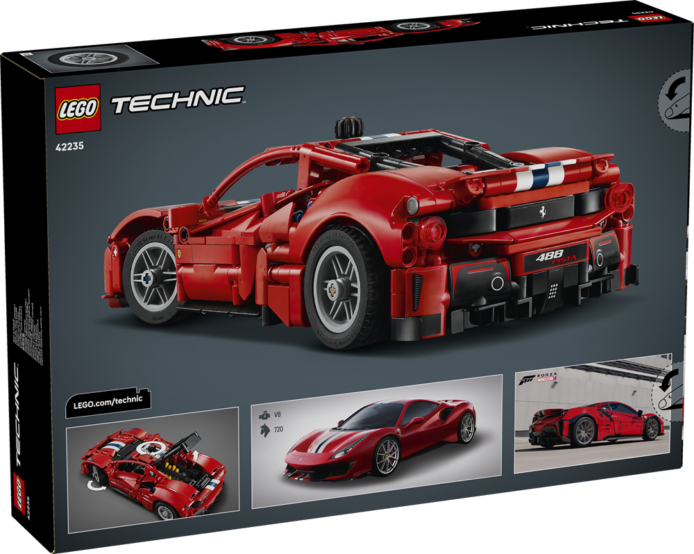 LEGO TECHNIC AUTO FERRARI 488 PISTA 42235