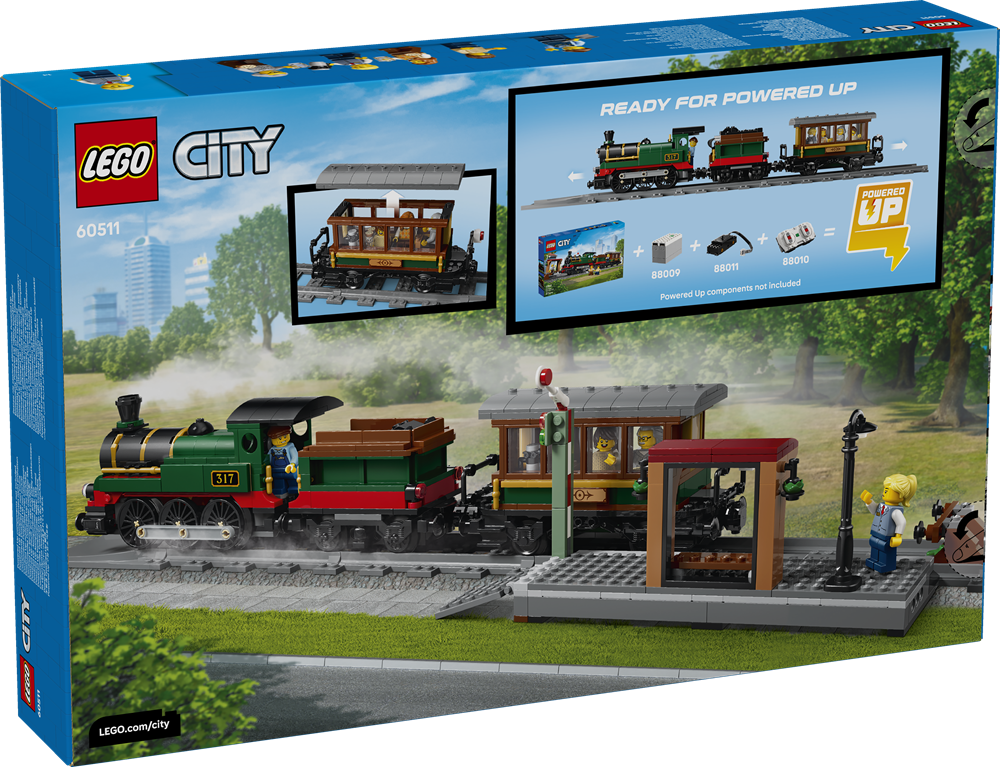 LEGO CITY TRENO A VAPORE VINTAGE 60511