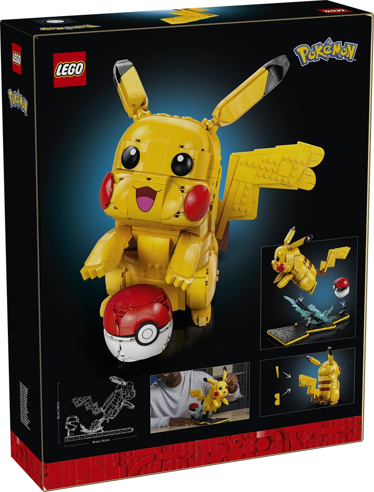 LEGO POKÉMON PIKACHU E POKÉ BALL 72152