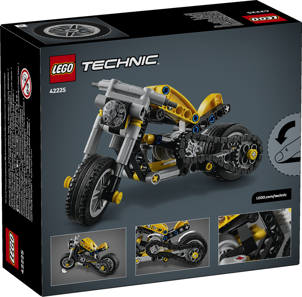 LEGO TECHNIC MOTO GIALLA 42225