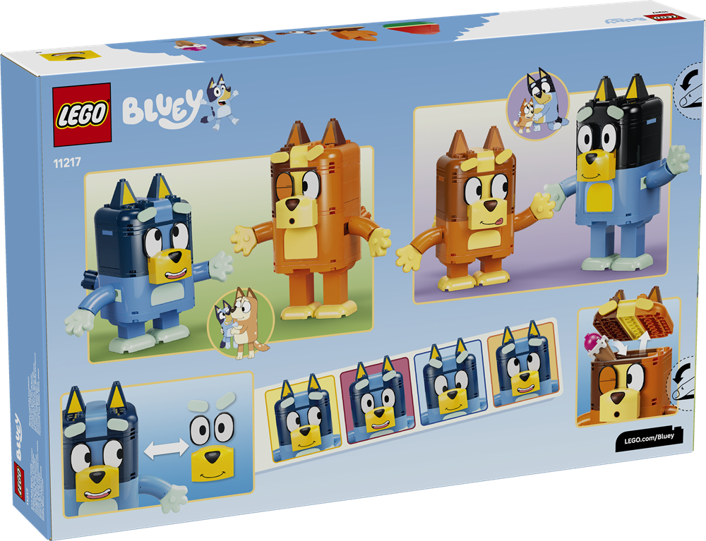 LEGO BLUEY FAMIGLIA BLUEY IN MATTONCINI 11217