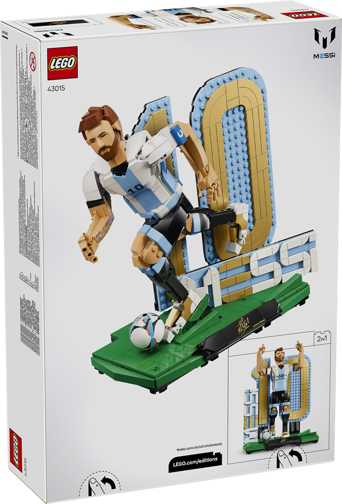 LEGO EDITIONS FOOTBALL LIONEL MESSI – SOCCER LEGEND 43015
