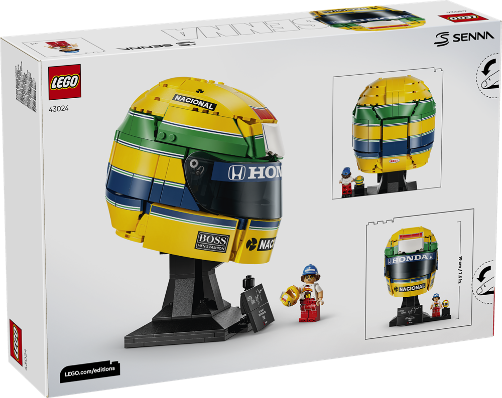 LEGO EDITIONS FORMULA 1 CASCO AYRTON SENNA 43024