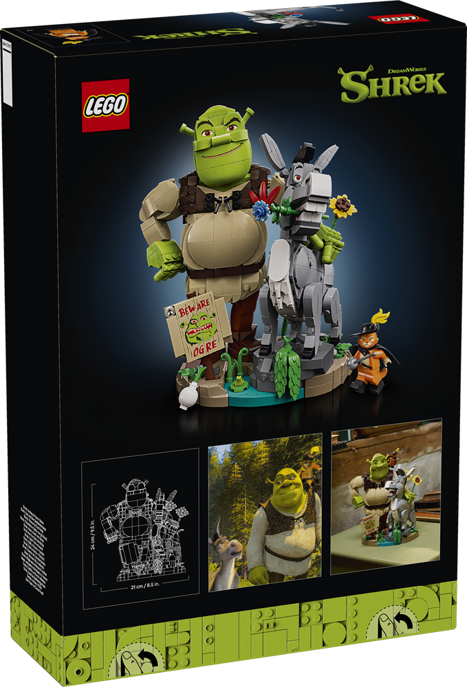 LEGO SHREK SHREK, CIUCHINO E GATTO CON GLI STIVALI 72423