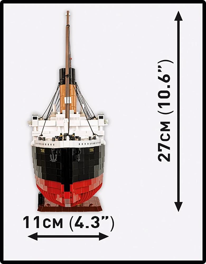 COBI HISTORICAL COLLECTION RMS TITANIC 1:300 1686 COBI HISTORICAL COLLECTION RMS TITANIC 1:300 1686