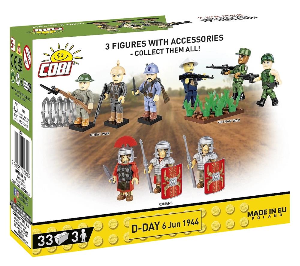 COBI HISTORICAL COLLECTION WWII D-DAY 6 JUN 1944 2058