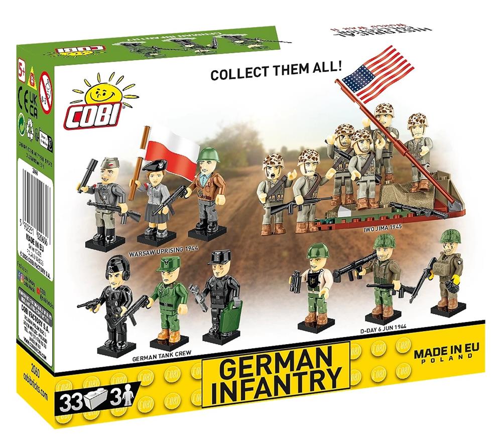 COBI HISTORICAL COLLECTION WWII GERMAN INFANTRY 2060