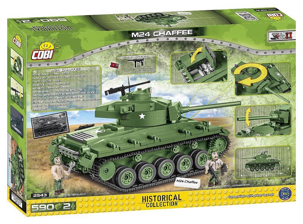 COBI HISTORICAL COLLECTION M24 CHAFFEE 2543 COBI HISTORICAL COLLECTION M24 CHAFFEE 2543