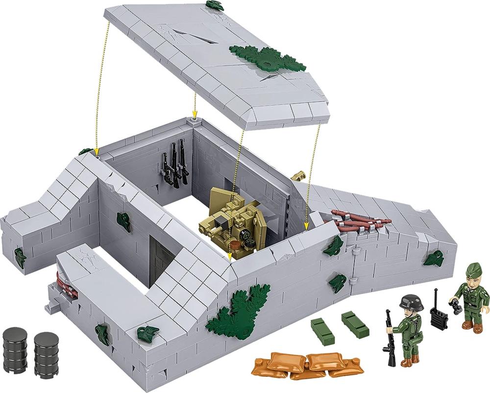 COBI HISTORICAL COLLECTION WWII GERMAN BUNKER REGELBAU 667 3136 COBI HISTORICAL COLLECTION WWII GERMAN BUNKER REGELBAU 667 3136