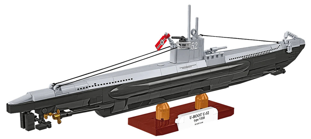 COBI HISTORICAL COLLECION WWII U-BOOT U-52 TIPO VIIB 4852 COBI HISTORICAL COLLECION WWII U-BOOT U-52 TIPO VIIB 4852