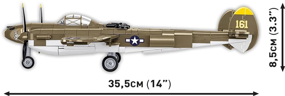 COBI HISTORICAL COLLECTION WWII LOCKHEED P-38H LIGHTNING 5763 COBI HISTORICAL COLLECTION WWII LOCKHEED P-38H LIGHTNING 5763