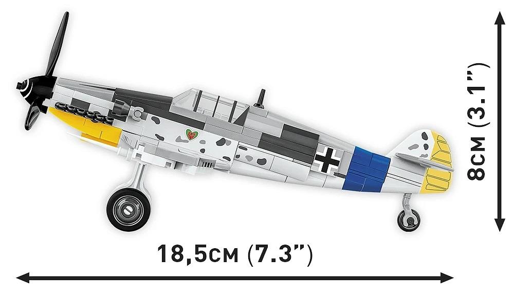 COBI HISTORICAL COLLECTION WWII MESSERSCHMITT BF 109 G 5870 COBI HISTORICAL COLLECTION WWII MESSERSCHMITT BF 109 G 5870