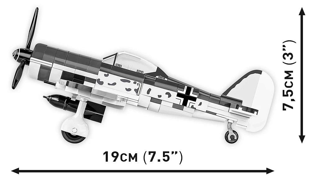 COBI HISTORICAL COLLECTION WWII FOCKE-WULF FW 190 F-8 5871 COBI HISTORICAL COLLECTION WWII FOCKE-WULF FW 190 F-8 5871