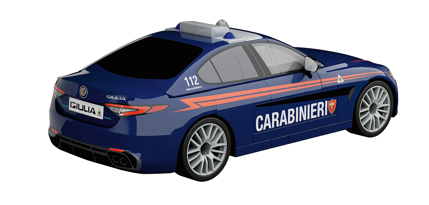 COBI CARS GIULIA QUADRIFOGLIO CARABINIERI 24654 COBI CARS GIULIA QUADRIFOGLIO CARABINIERI 24654