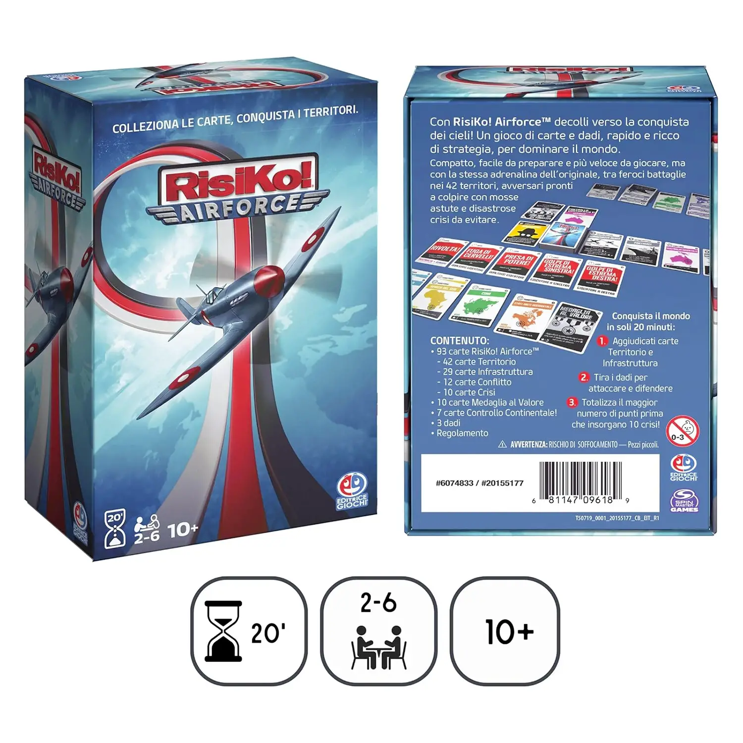 EDITRICE GIOCHI RISIKO! AIRFORCE 6074833 EDITRICE GIOCHI RISIKO! AIRFORCE 6074833
