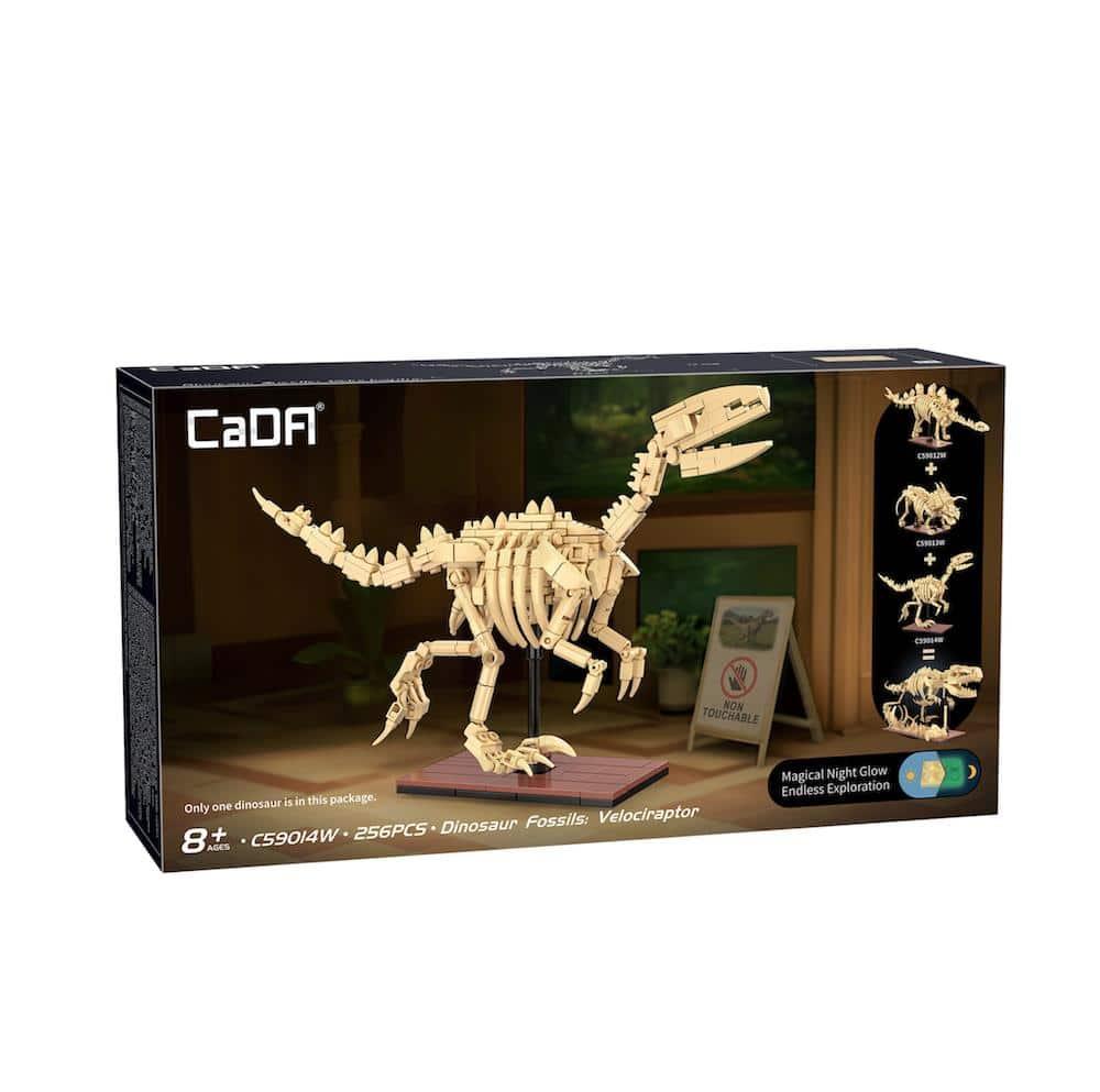 CADA DINOSAUR FOSSILS: VELOCIRAPTOR 256 PZ C59014W